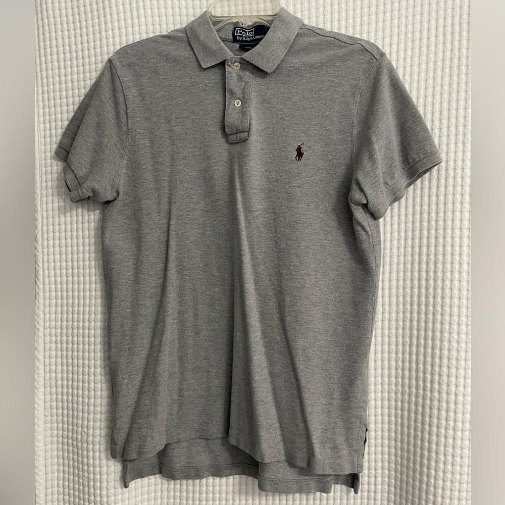 Men’s Polo by Ralph Lauren Classic Gray Polo Shirt. Size M.